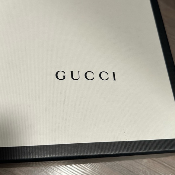 Gucci Black Leather Jordaan Embroidered Bee Horsebit Slip On Loafers Size 37 - Picture 13 of 14